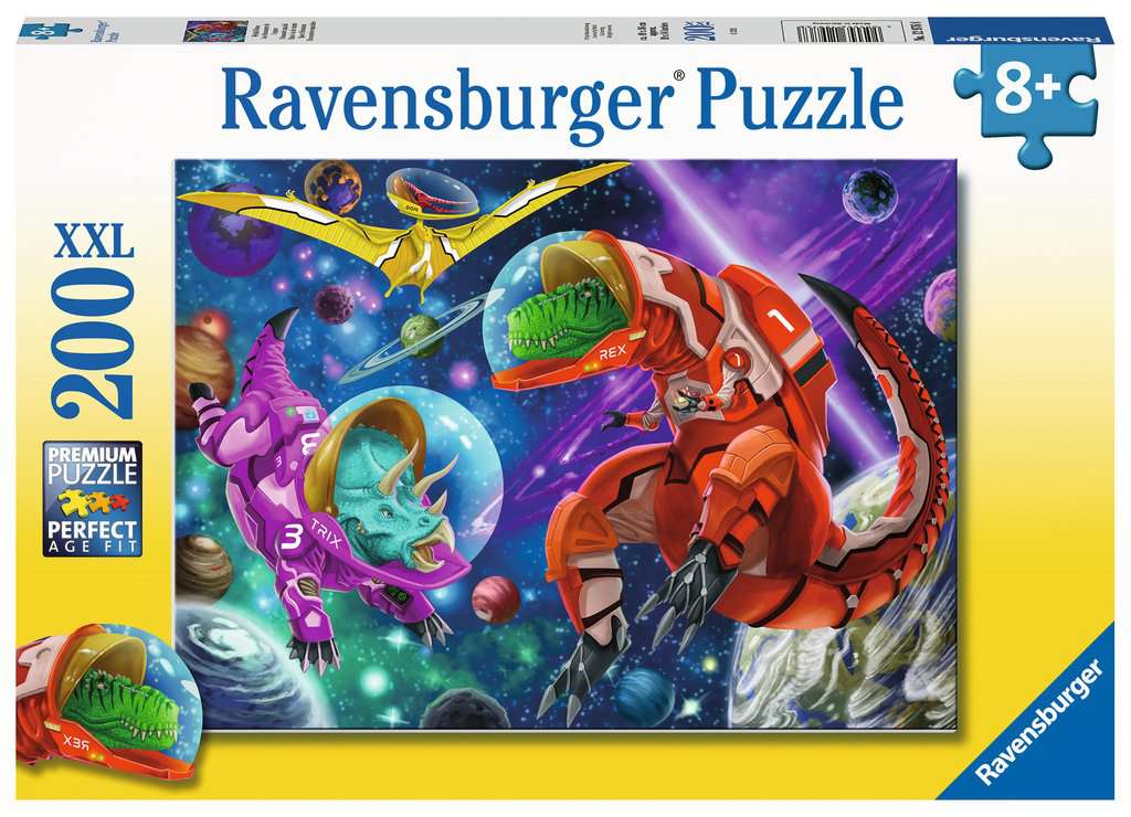 Puzzle - Space Dinosaurs (200pc)