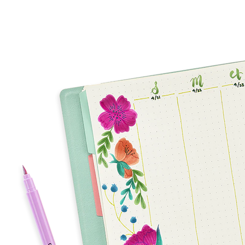 Color Lustre - Metallic Color Brush Markers (Set of 10)