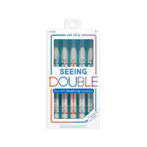 Seeing Double - Double Tip Marker (Set of 5)