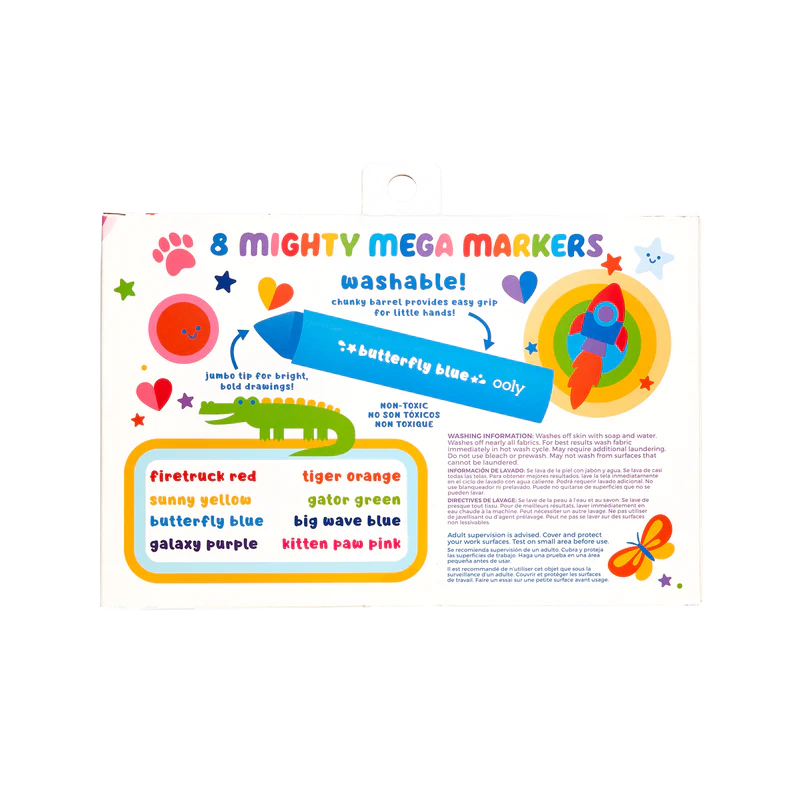 Markers - Mighty Mega (Set of 8)
