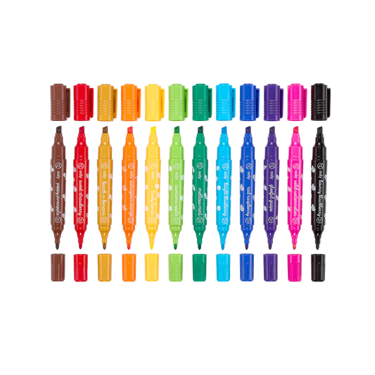 Yummy Yummy - Double-Ended Washable Markers (Set of 12)