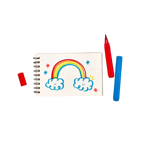 Markers - Big Bright Brush Tip Set Of 10 Colors