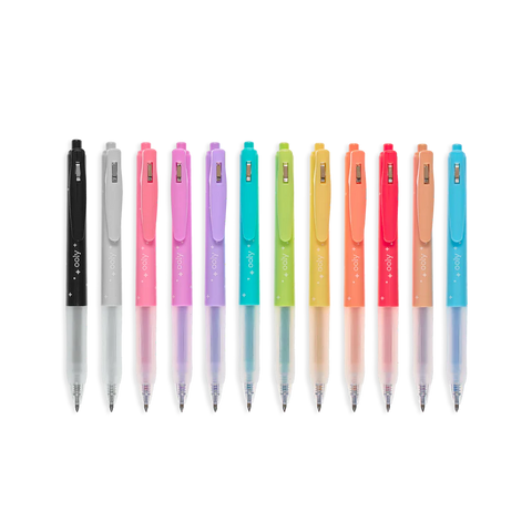 Pens - Oh My Glitter! 12 Pack Retractable Glitter Gel (0.8mm)