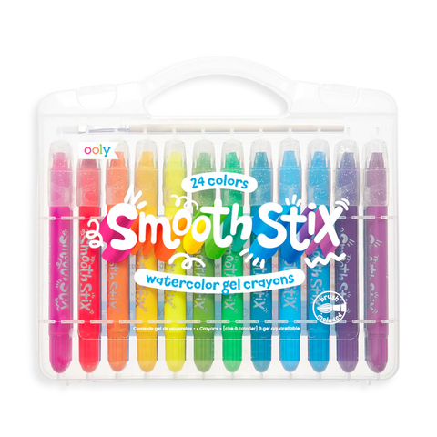Smooth Stix - Watercolor Gel Crayons (Set of 24)
