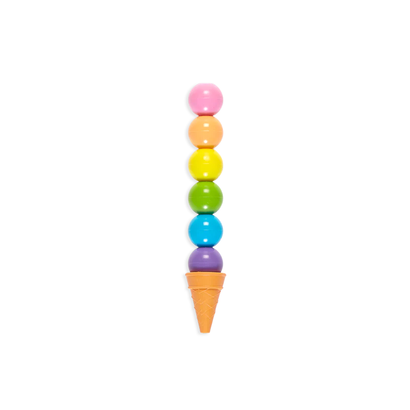 Stackable Crayons - Rainbow Scoops (Eraseable)