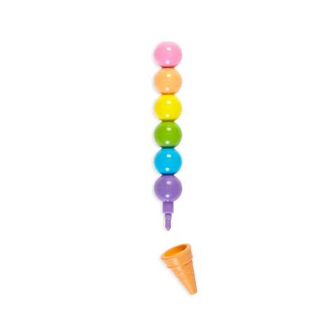 Stackable Crayons - Rainbow Scoops (Eraseable)