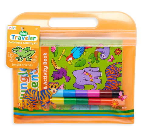 Traveler Coloring and Activity Kit - Jungle Friends
