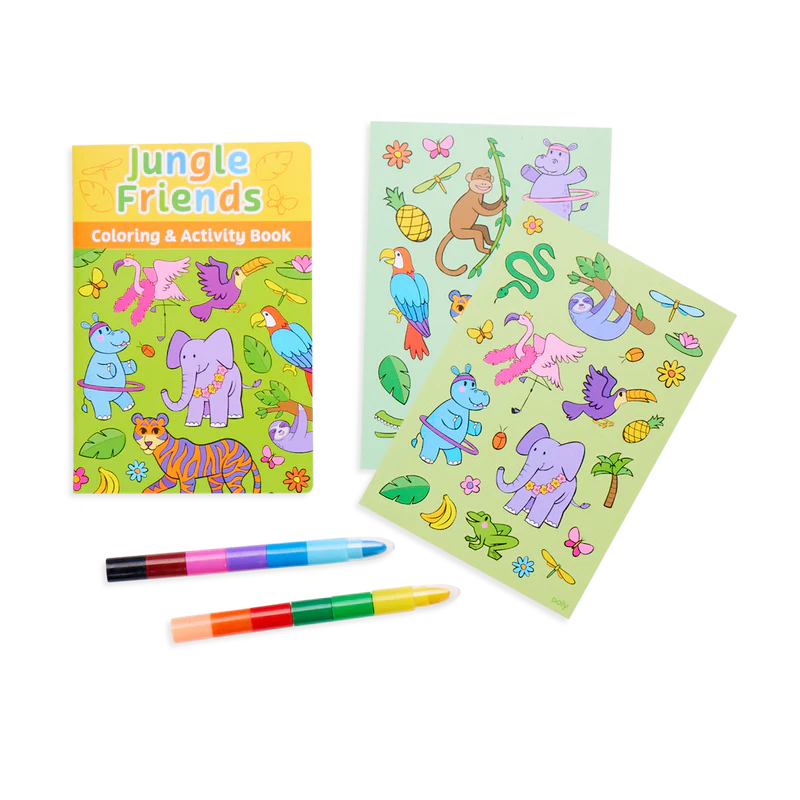 Traveler Coloring and Activity Kit - Jungle Friends