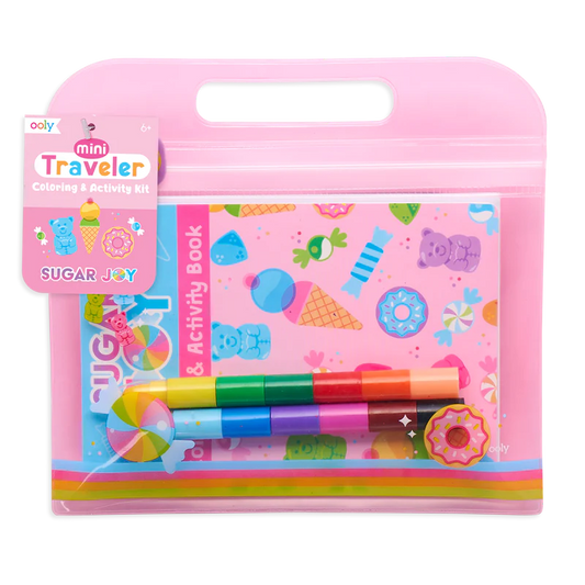 Traveler Coloring and Activity Kit - Sugar Joy