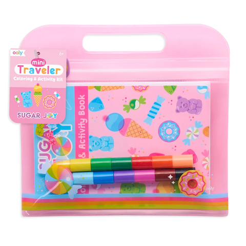 Traveler Coloring and Activity Kit - Sugar Joy