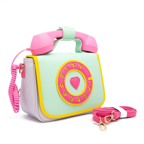 Handbag - Ring Ring Phone (Mint Green)