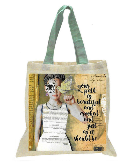 Canvas Tote Bag - Beatiful & Crooked