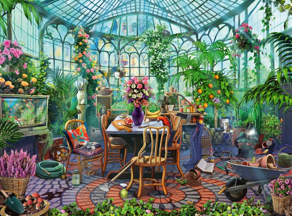 Puzzle - Greenhouse Morning (500pc)