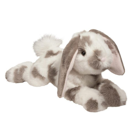 Stuffed Animal - Ramsey Dlux Grey Spotted Bunny