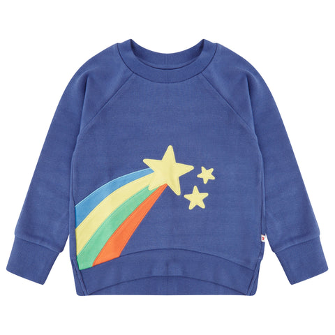 Sweatshirt (Kids Crew Neck) - Rainbow Applique