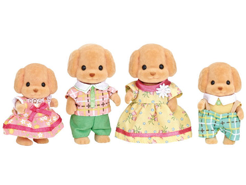 Calico Critters - Familia de caniches toy