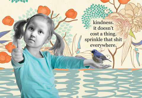 Canvas - Kidness Doesn't Cost  A Thing 8" x 12"