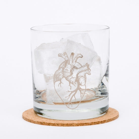 Whiskey Glass - Anatomical Heart