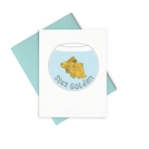 Greeting Card - Stay Golden