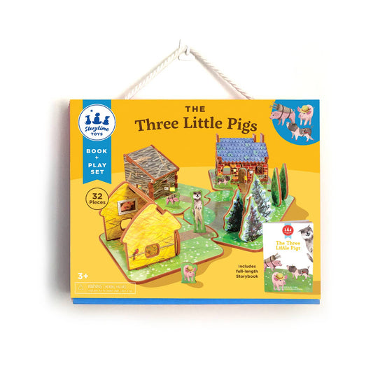 Storytime Toys - The Three Little Pigs Book and Play Set