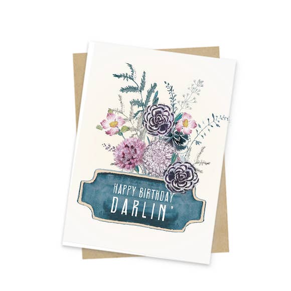 Mini Card - Happy Birthday Darlin'