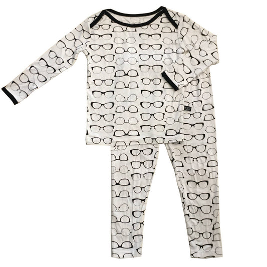 Last One - Size 5T: 2 Piece Pajamas (Long Sleeve) - Glasses