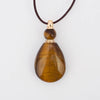 Necklace - Stone Vial  - Tigers Eye