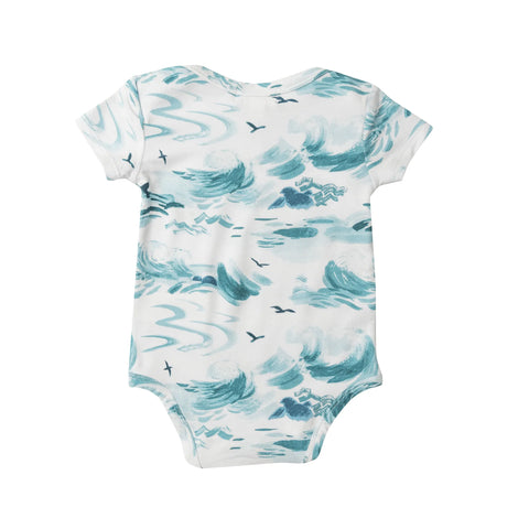 Onesie (Short Sleeve) - Ocean Waves