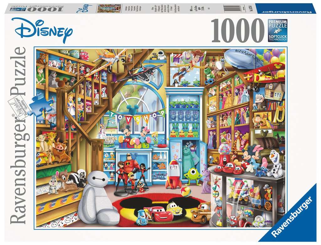 Puzzle - Juguetería Disney y Pixar (1000pz)