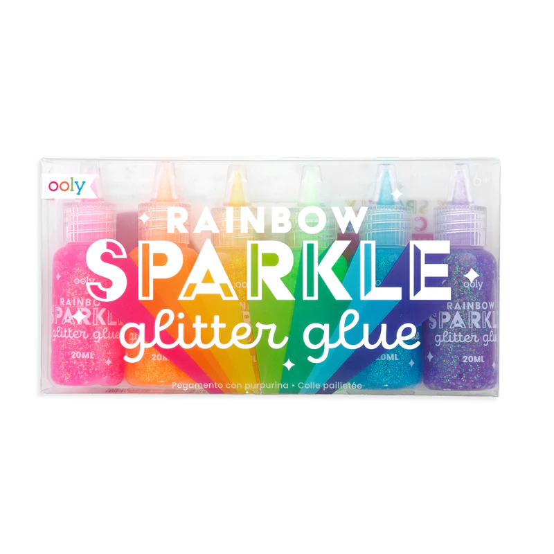 Glitter Glue - Rainbow Sparkle (Set of 6)