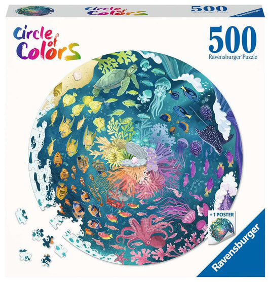 Puzzle - Círculo De Colores: Océano (500pz)