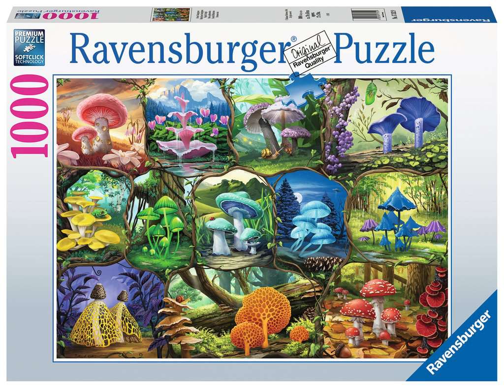 Puzzle - Beautiful Mushrooms (1000pc)