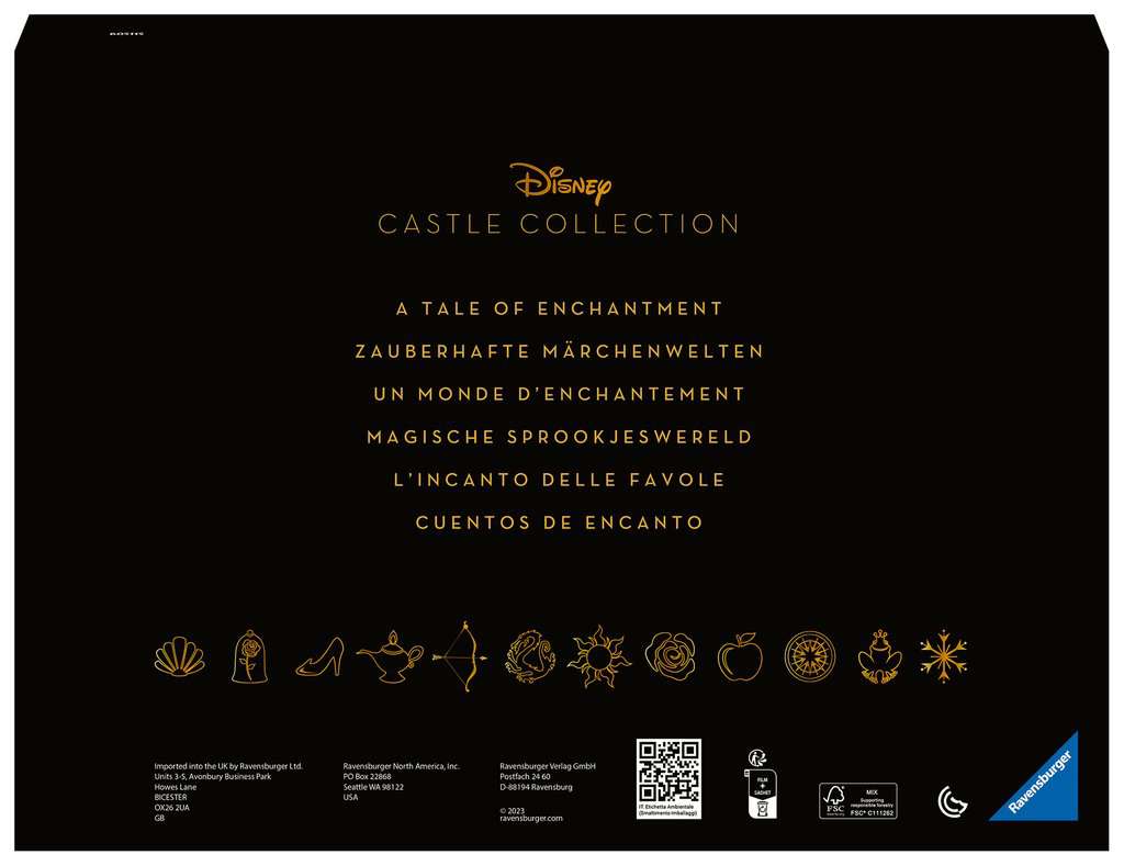 Puzzle - Disney Castles: Elsa (1000pc)