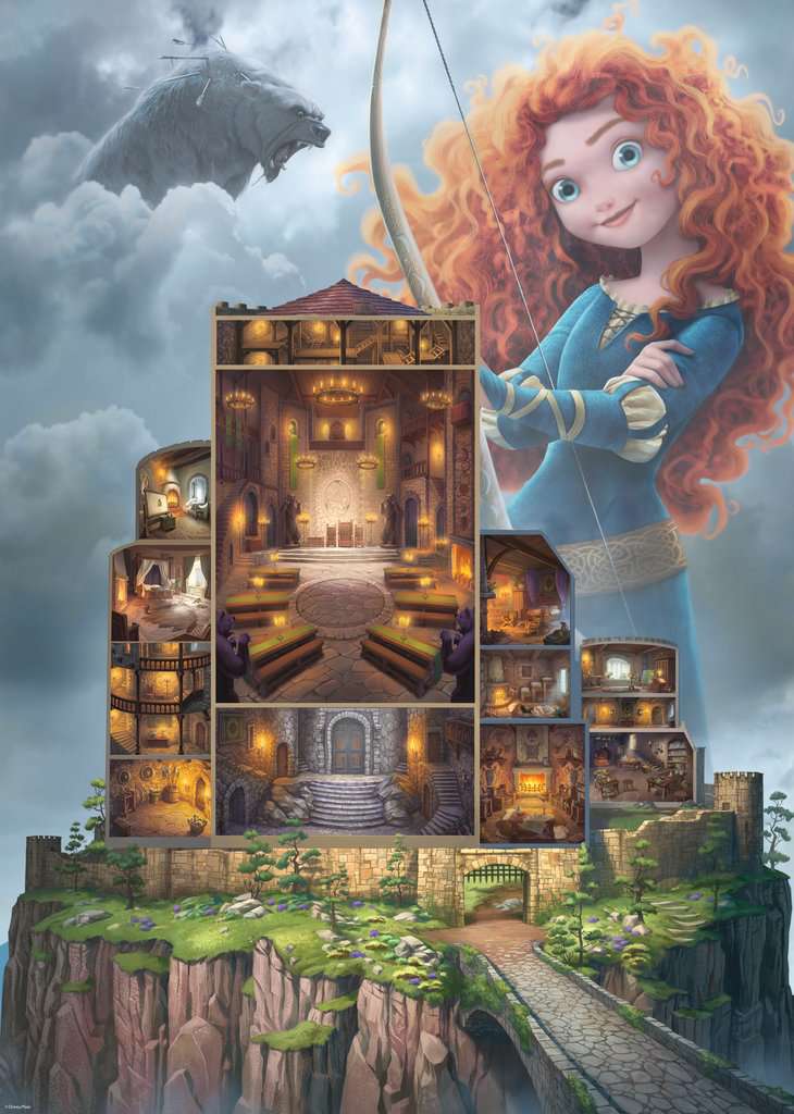 Puzzle - Disney Castles: Merida (1000pc)