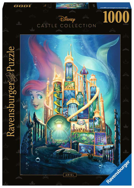 Puzzle - Disney Castles: Ariel (1000pc)