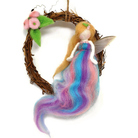 Needle Felting Kit -  Summer Fairy Wreath