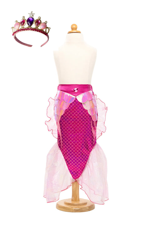 Dress Up - Glimmer Mermaid Skirt & Headband (Pink)