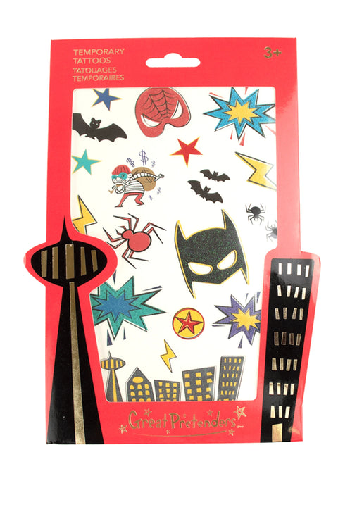 Dress Up - Superhero Temporary Tattoos