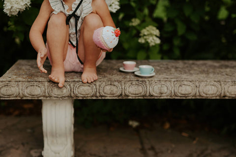 Yarn Rattle - Cupcake