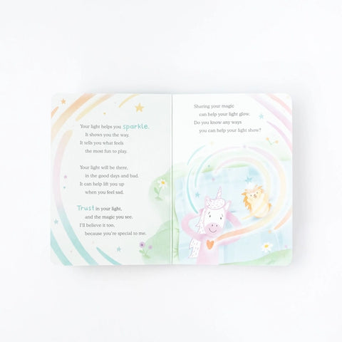 Book (Board) - Unicorn, Let Your Light Shine - An Introduction To Authenticity