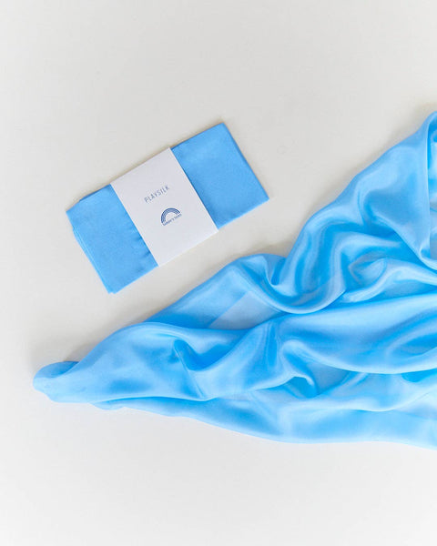 Playsilks - Sky Blue (100% Silk, Natural)