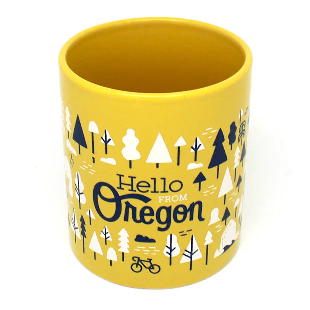 Mug (Ceramic) - Oregon Burst Yellow