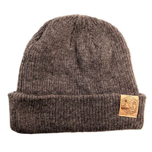 Hat (Beanie) - North Coast 100% Merino Wool (Charcoal)