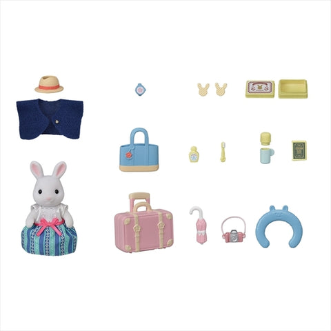 Calico Critters - Weekend Travel Set: Snow Rabbit Mother