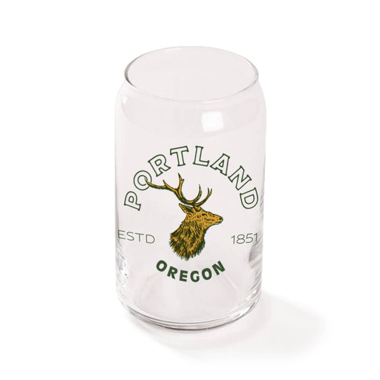 Glass - Vintage Stag (Beer Can Glass)