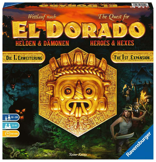 Game - The Quest for El Dorado: Heroes and Hexes (Expansion #1)