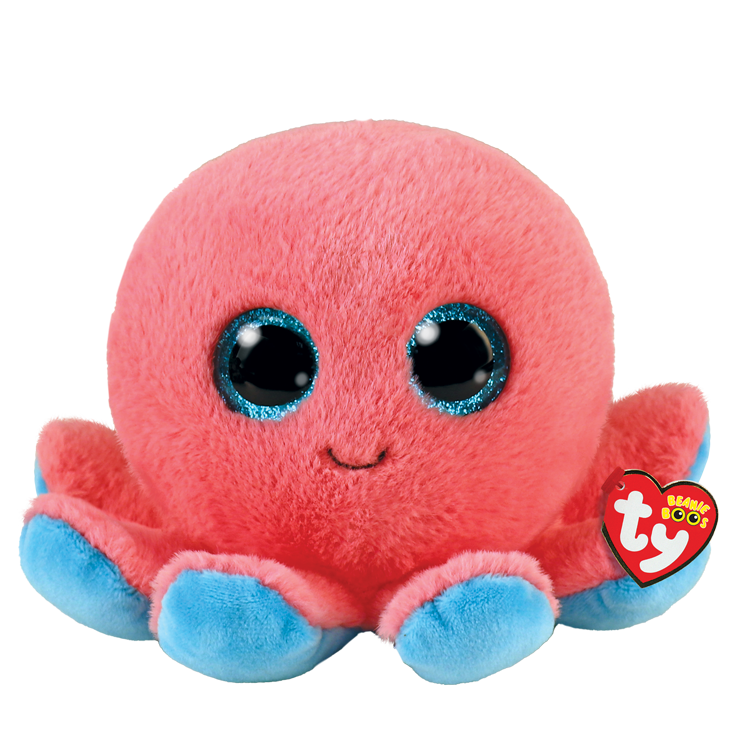 Stuffed Animal - Sheldon Pink Octopus (Regular)