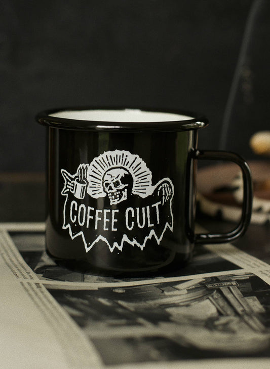 Mug (Enamel Camper) - Coffee Cult