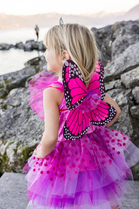 Dress Up - Fairy Blooms Deluxe Dress (Hot Pink) Windy Woman Inc Family of Stores Dress Up - Fairy Blooms Deluxe Dress (Hot Pink) Windy Woman Inc Family of Stores