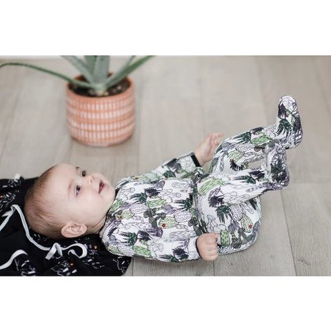 Footie (Zipper) - Cactus